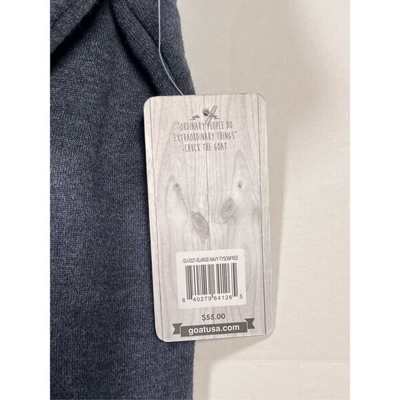 NEW! GOAT USA Freedom North Tyson Crewneck Lacrosse Navy Soft Sweatshirt Size XL - Picture 7 of 10